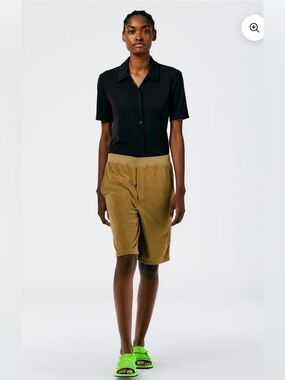 Tibi Summer Terry Short in Cumin size XS Bermuda Shorts